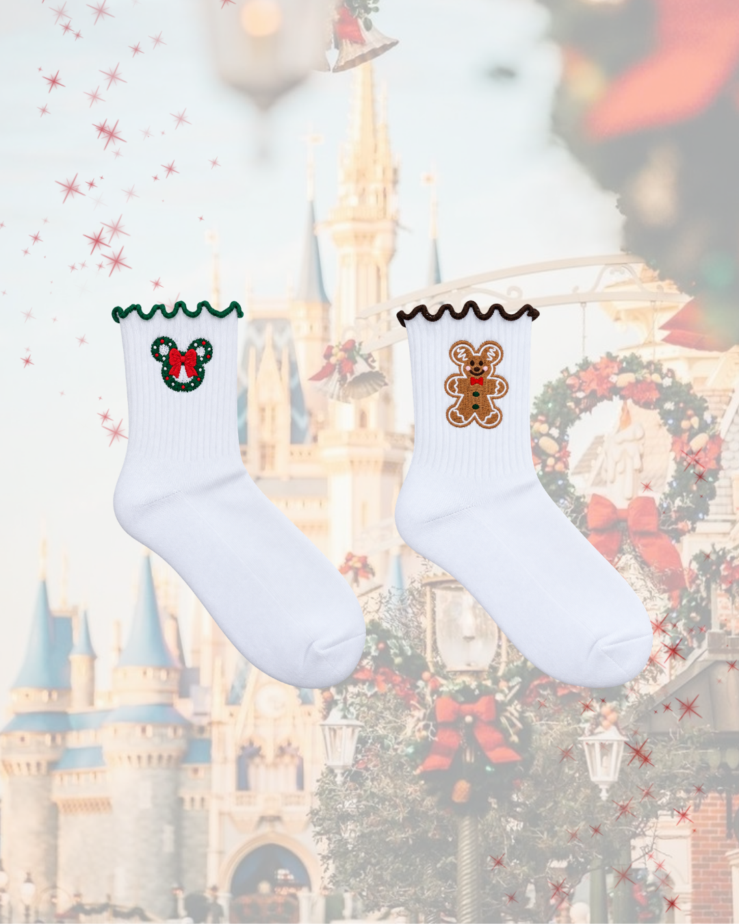 *PRE-SALE* Merry + Gingy Socks (estimated arrival mid November)