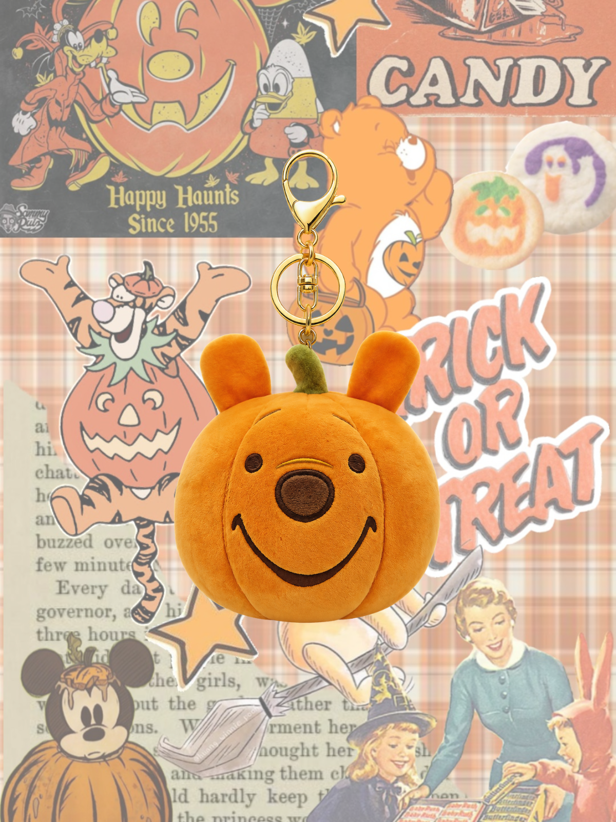 *PRE-SALE* Honey Bear Pumpkin Bag Charm (estimated arrival end of August)