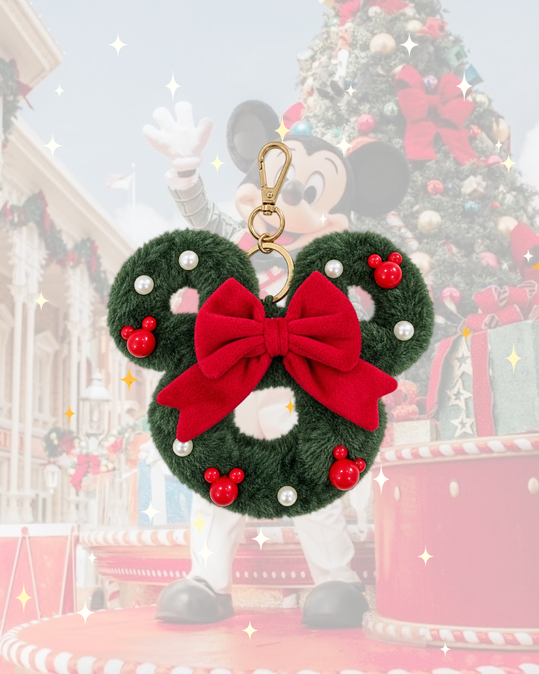 *PRE-SALE* Merry Wreath Bag Charm (estimated arrival mid November)