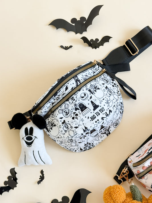 B+W Spooky Side Purse *READY TO SHIP (bag charm not included)
