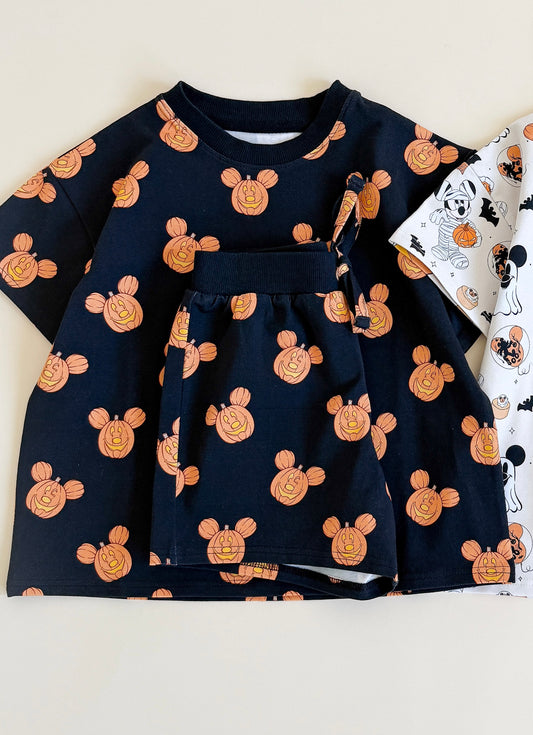 Kids Pumpkin Boxy Set *READY TO SHIP