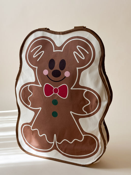24’ GINGERBREAD TOTE BAG *READY TO SHIP