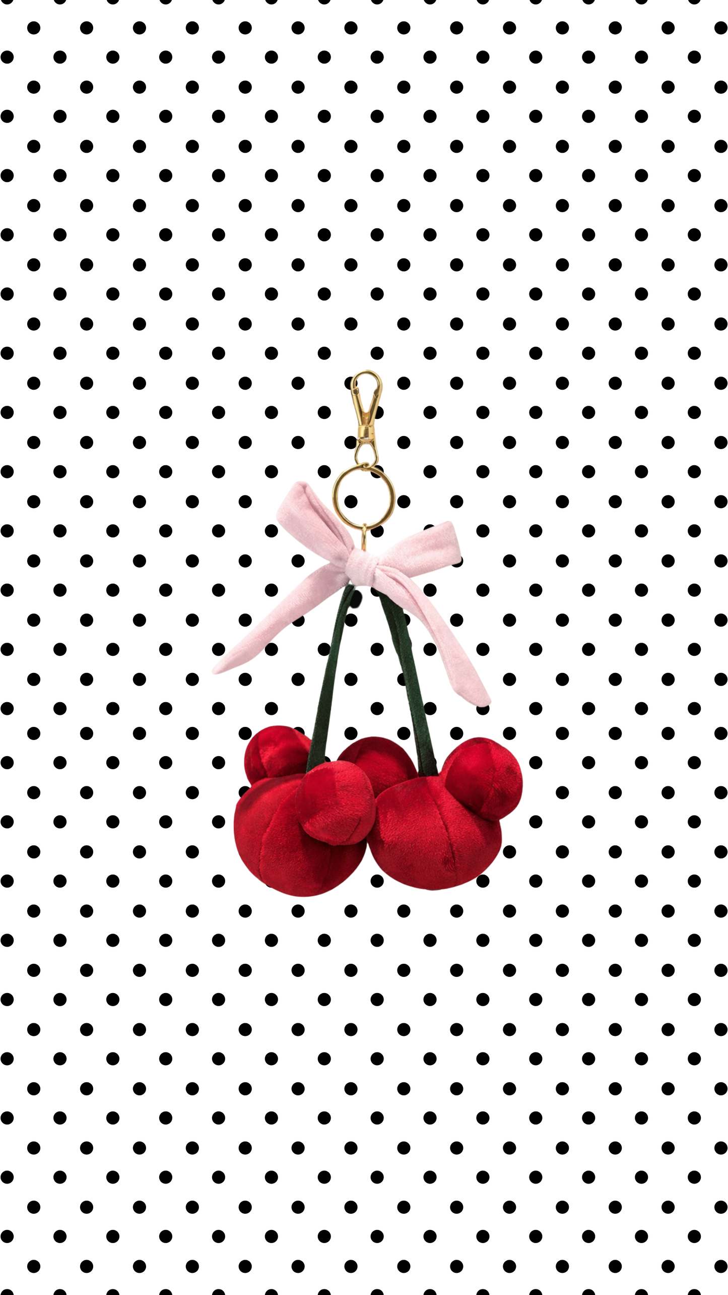 Cherry Bow Key Chain *READY TO SHIP (bag not included)