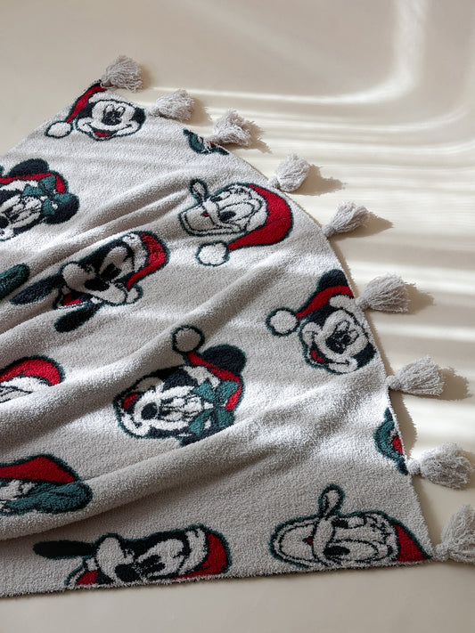 Merry Friends Tassel 54” x 72”Blanket *READY TO SHIP