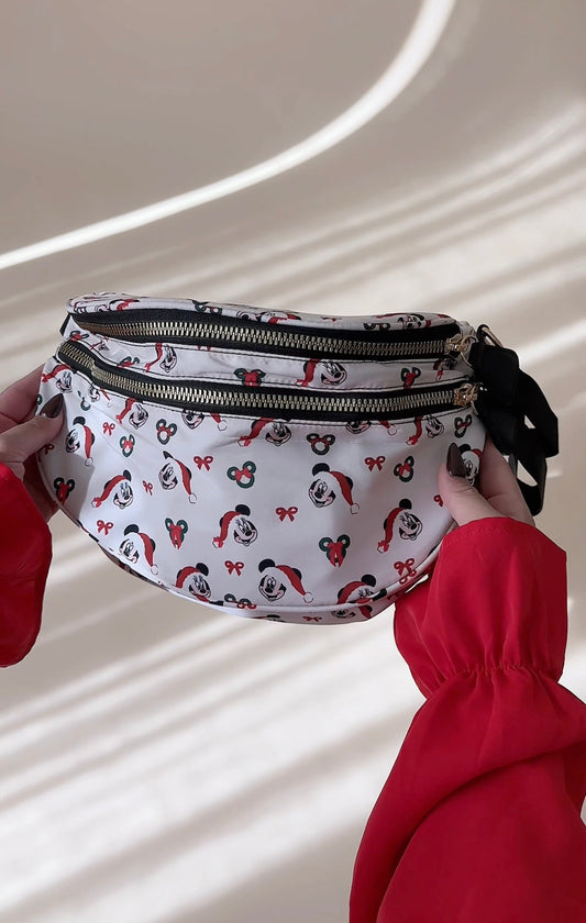 Santa Wreath Side Purse *READY TO SHIP