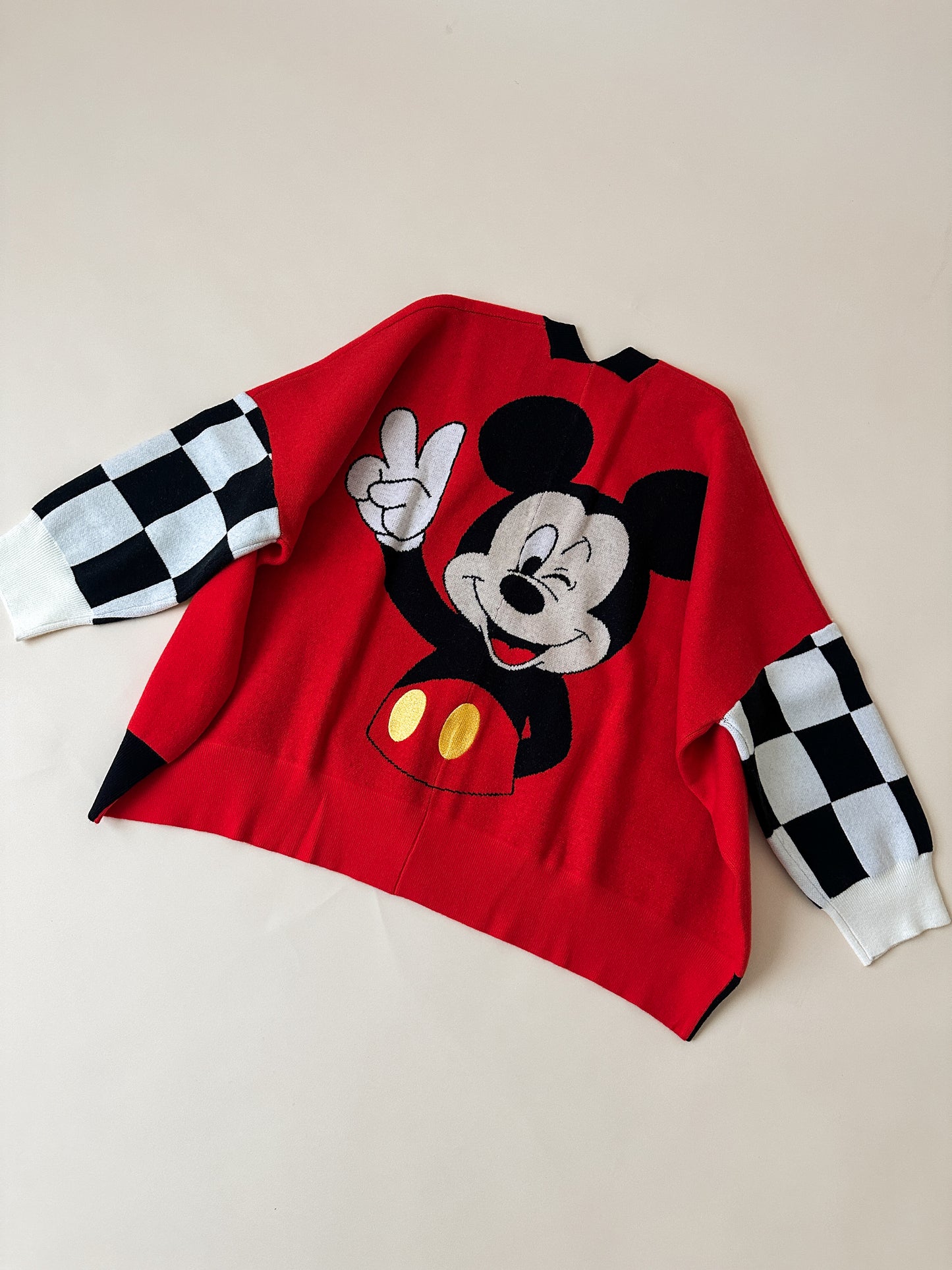 The Checker Cardigan VERY OVERSIZED *READY TO SHIP