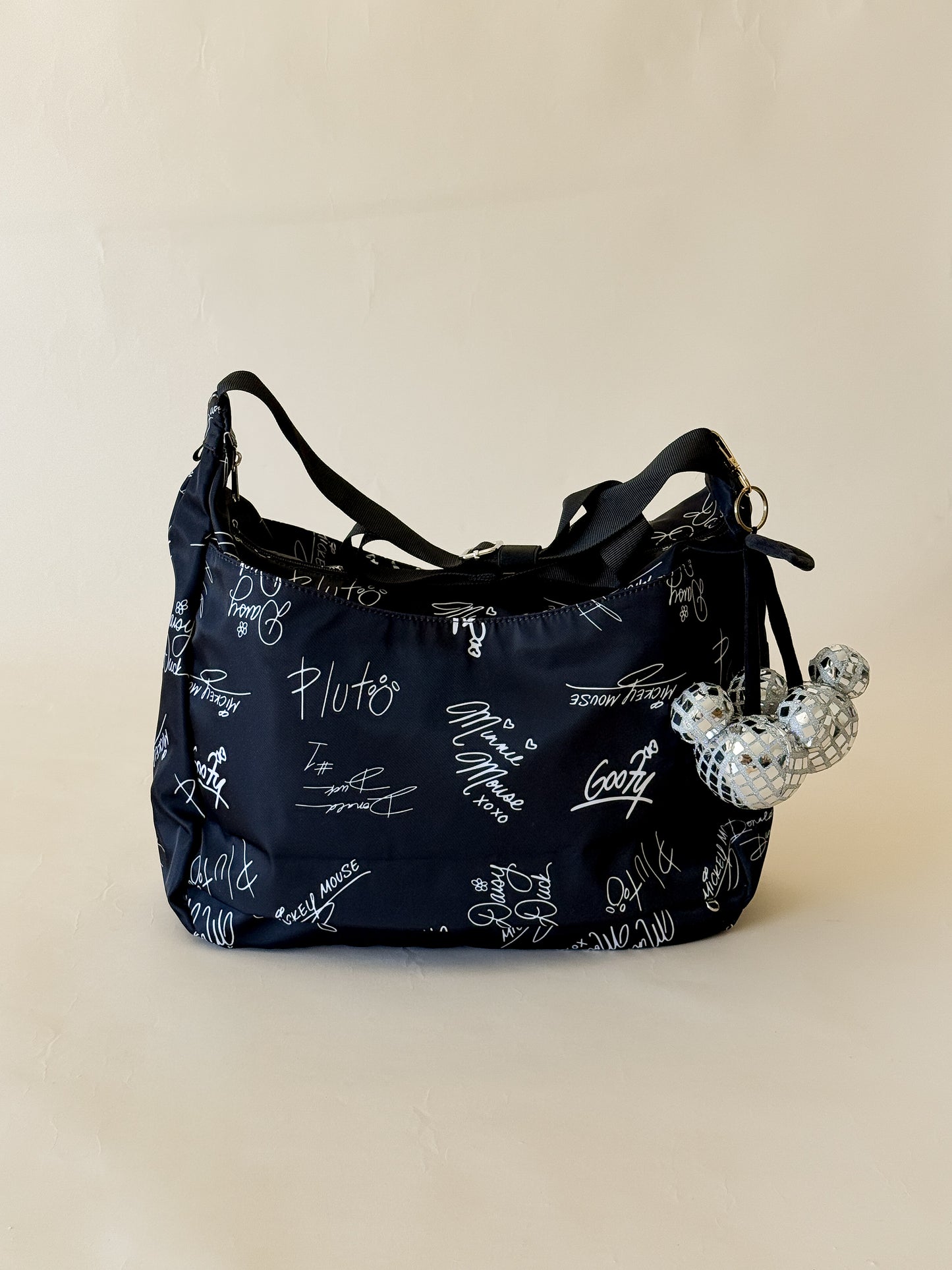 Black Signature Bag *READY TO SHIP - charm not included