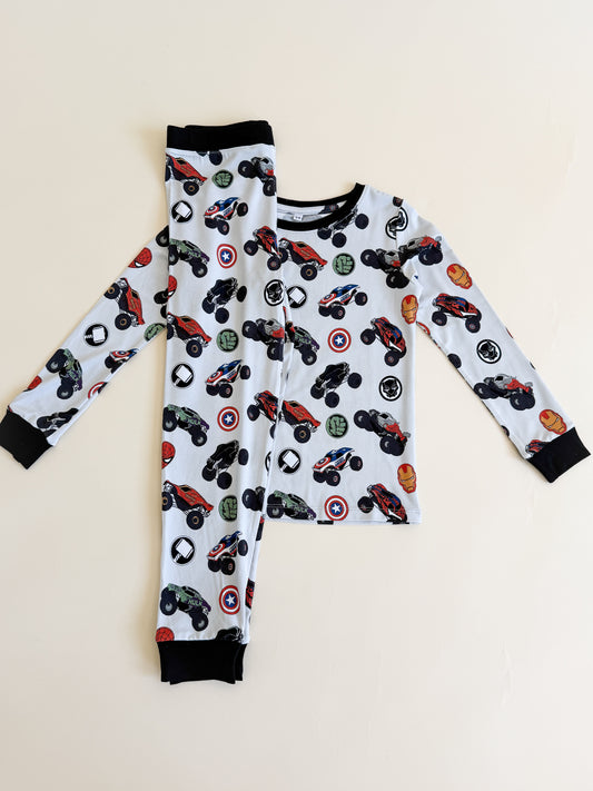 Superhero Trucks Pajamas *READY TO SHIP