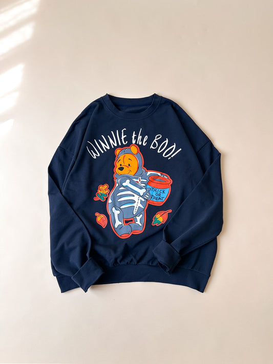 Skeleton Boo Sweater - runs oversized! *READY TO SHIP