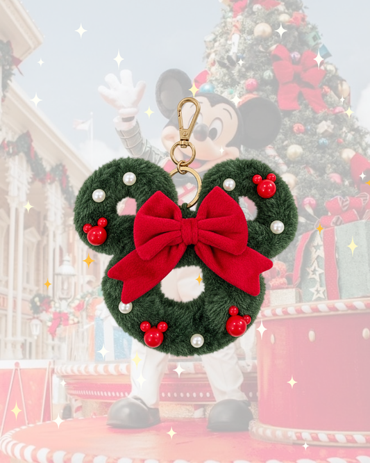 *PRE-SALE* Merry Wreath Bag Charm (estimated arrival mid November)