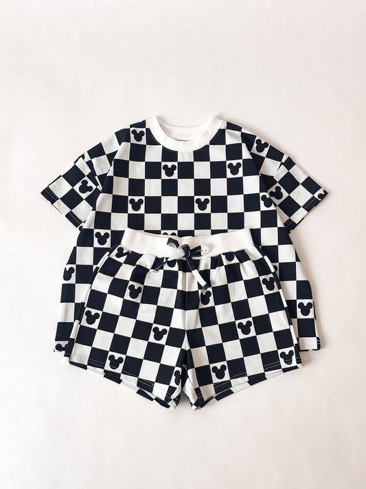 Checkered Boxy Set *READY TO SHIP