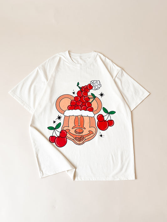 Cherry Waffle Tee *READY TO SHIP