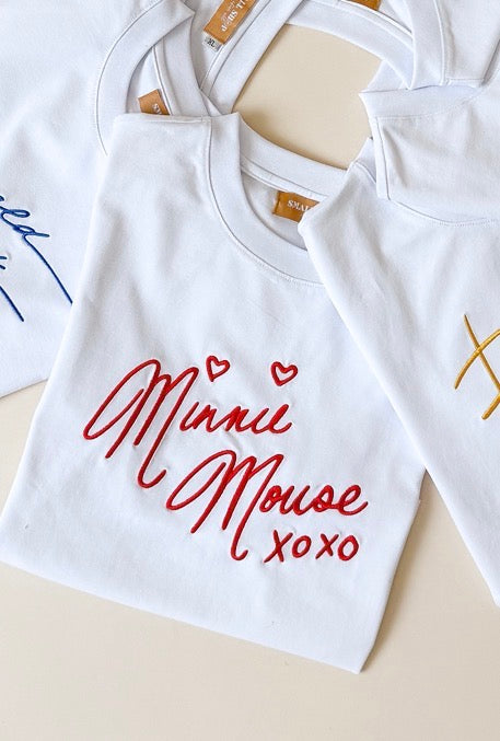 *PRE-ORDER Embroidered Baby Tee (est. arrival late April/early May)