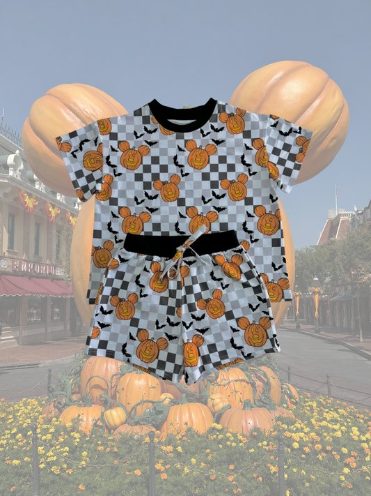 Kids Checker Pumpkin Set *READY TO SHIP