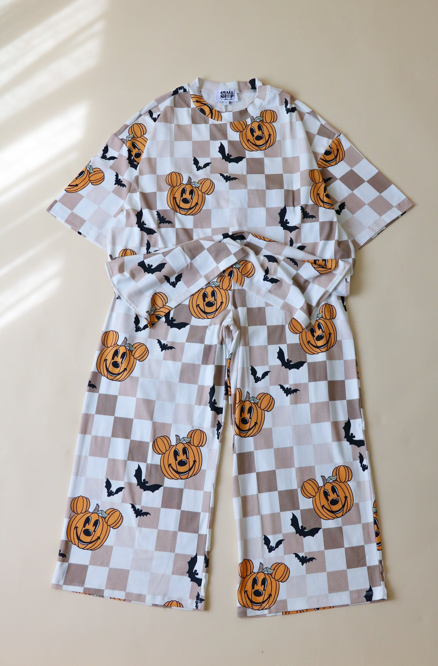 Women's Checker Pumpkin Set