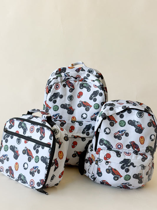 Full Size Superhero Trucks Backpack *READY TO SHIP