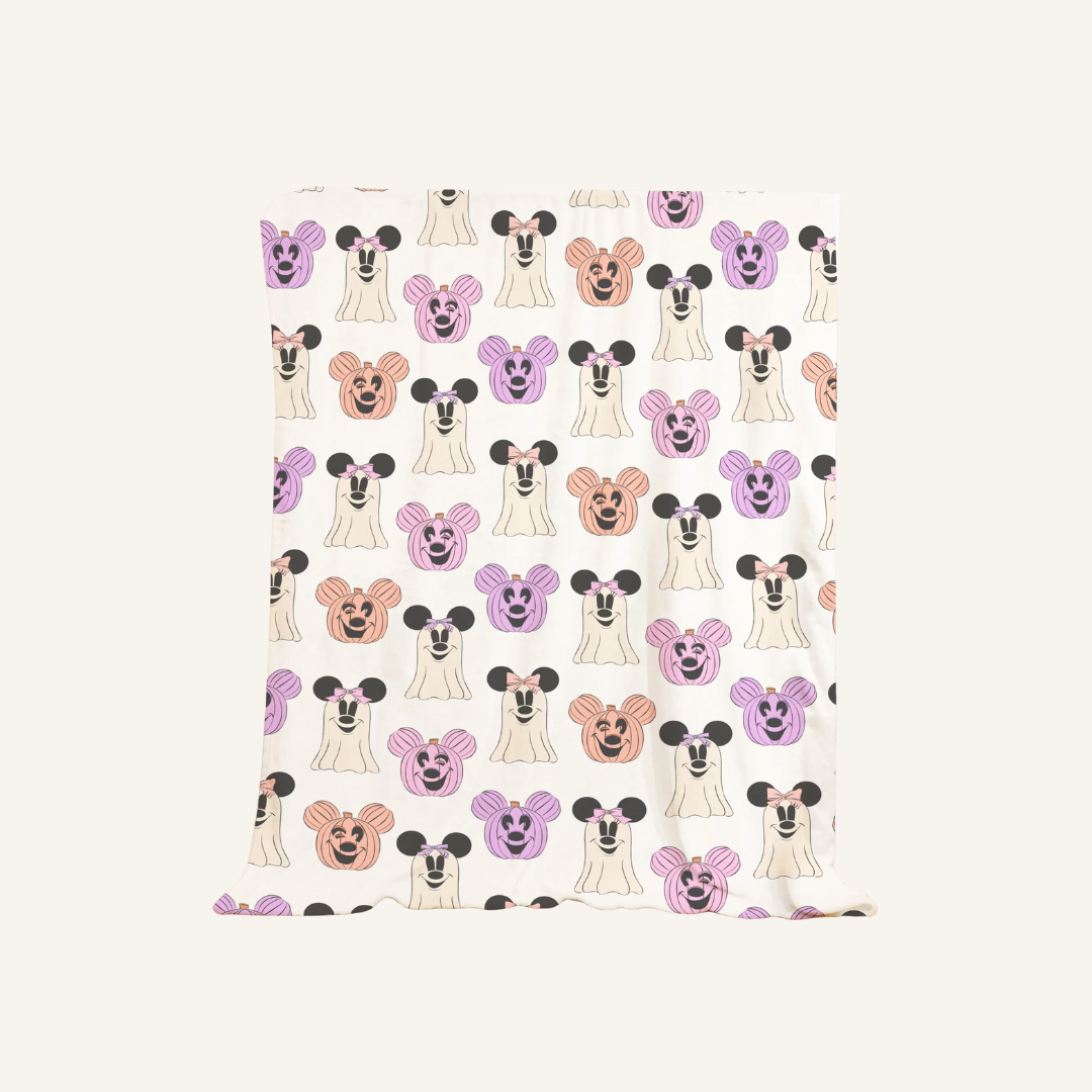 Girly Boo Minky Blanket