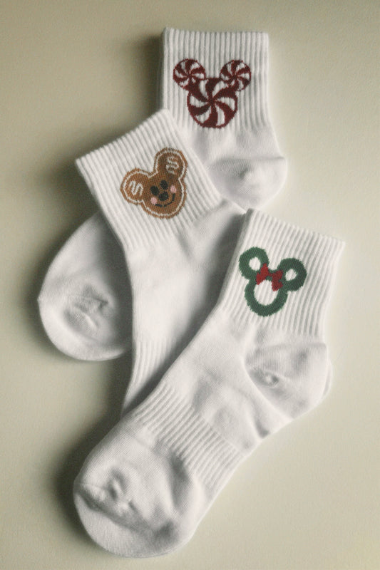 3 Pack Holiday Socks *READY TO SHIP
