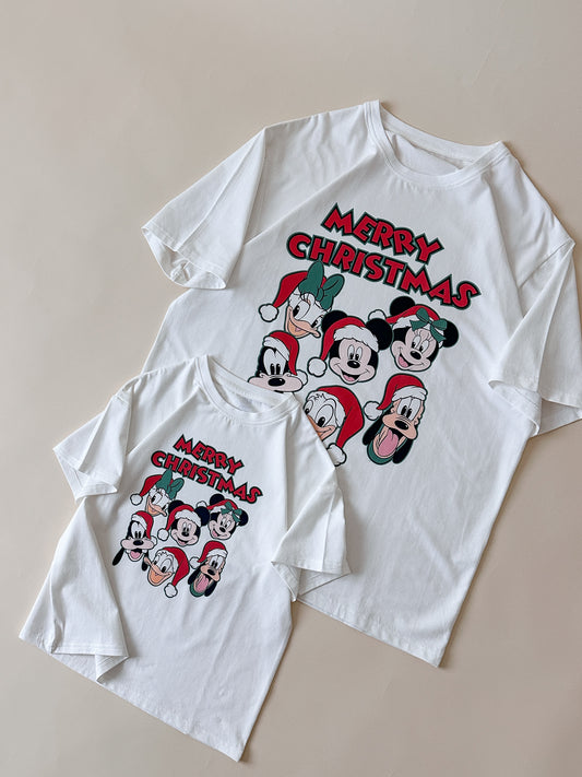 SANTA FRIENDS T-SHIRT *READY TO SHIP