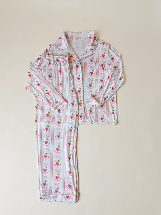 The Cherry Pajamas *READY TO SHIP