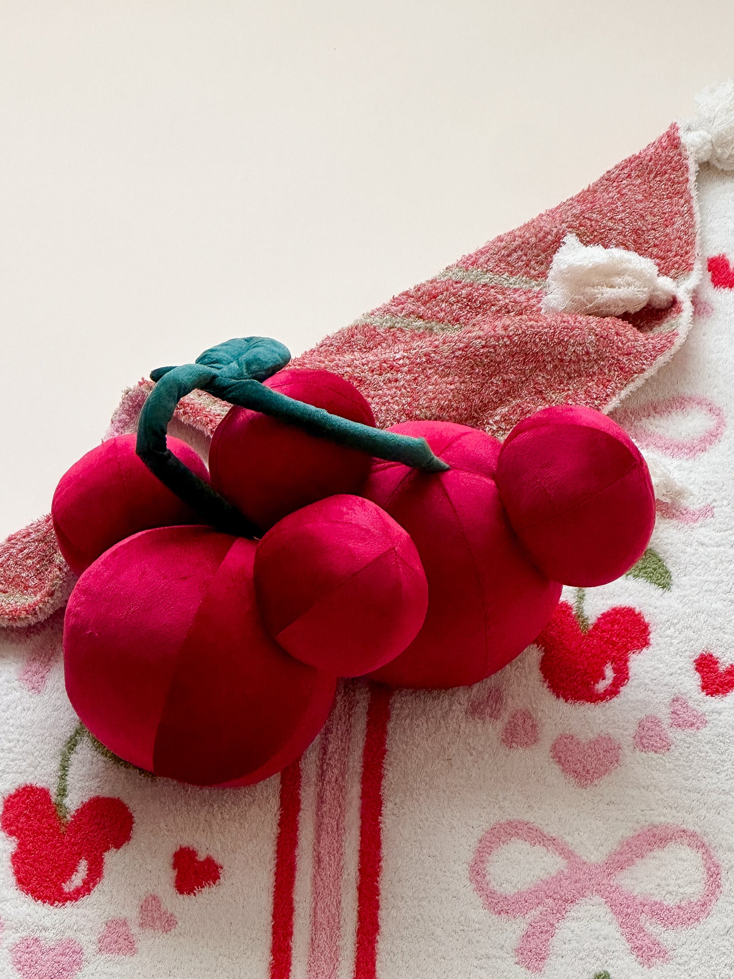 The Cherry Pillow *READY TO SHIP