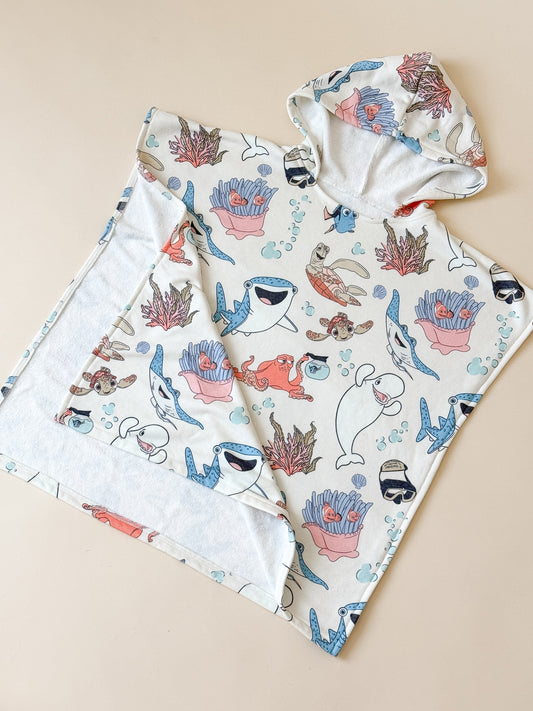 The Fish Hooded Towel *READY TO SHIP