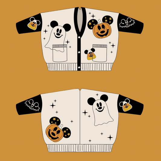 Halloween Vibes VERY OVERSIZED Cardigan *READY TO SHIP