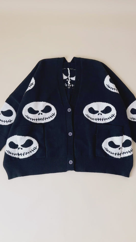 Pumpkin King Cardigan VERY OVERSIZED